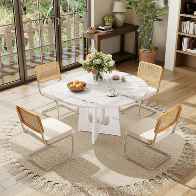 Ensemble de table de salle à manger de 47 po Farmhouse