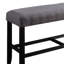1pc comptoir hauteur banc banc espresso rembourré bois rembourré siège tablier cuisine salle à manger support de repose-pieds-557517120