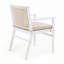 Fauteuil d'extérieur en bois d'acacia avec corde