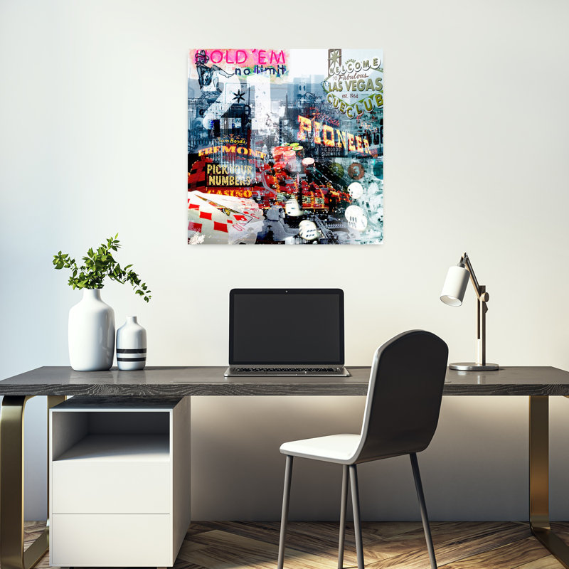 Las Vegas, architecture contemporaine, art urbain, H 18 po x l 18 po