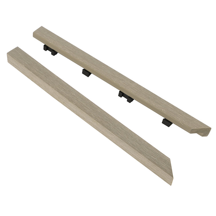 13" x 1" Composite Interlocking Outward Corner Deck Trim