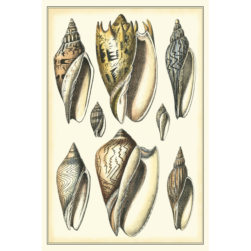 Nouveau Floral Design II - Wrapped Canvas Print, 76cm H x 51cm W