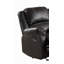 Fauteuil inclinable en cuir synthétique noir Zuriel-582115584