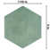 Matter Hex 7.88" x 9" Porcelain Stone Look Floor and Wall Tile