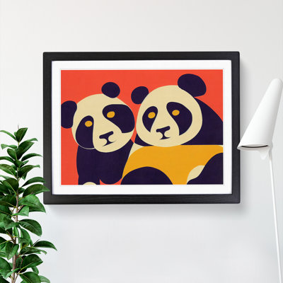 Abstract Pandas Vol.1 - Framed Print