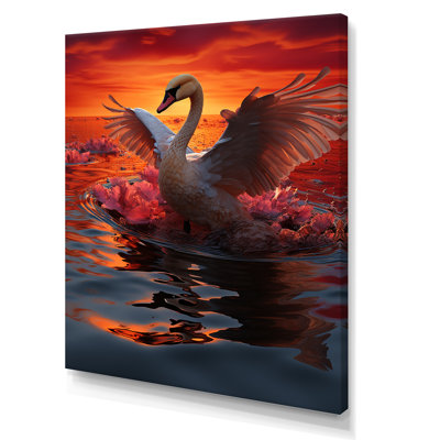 Impression sur toile Swans Odyssey Beauty II - Swans Animal