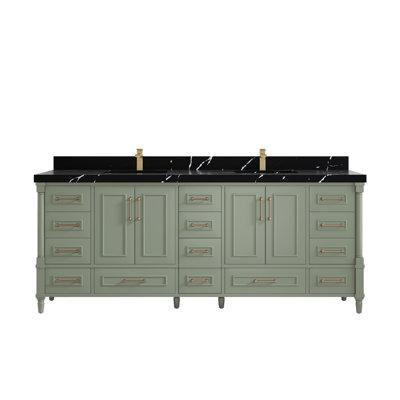 Ensemble de meuble-lavabo double 84 po Aberdeen