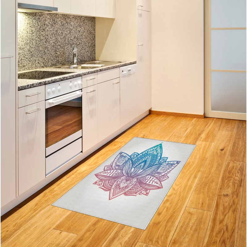 Yoga High Density Long Fiber Poly Threads Decorative Area Rug Carpet, Rectangle 2'7" x 5'