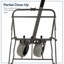 Chariot de plage tout-terrain d'une capacité de 227 kg (500 lb), équipé de pneus pneumatiques de 23 cm (9 po) et d'une conception pliable pour un rangement facile.