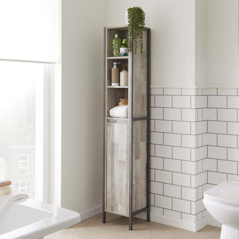 Adedoyin Freestanding Linen Cabinet