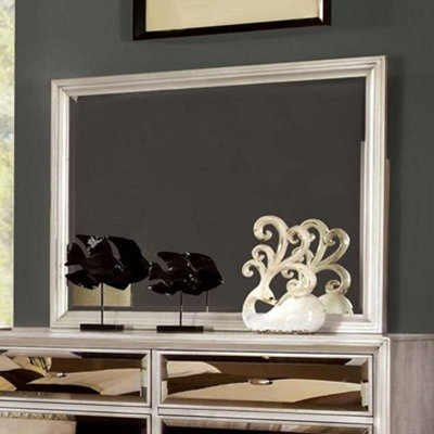 Admiranda Wood Flat Wall Mirror