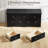5-Drawer Wooden Dresser With Chest Storage, Bedroom Dresser & Tv Stand For Tvs Up To 65''-1623103203