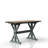 X Based Counter Height Casual Dining Table