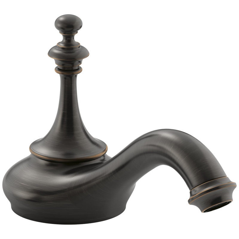 Artifacts® Widespread Faucet Bathroom Sink with Drain Assembly, Oil Rubbed Bronze