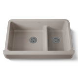 Whitehaven® 36" L x 22" W Double Basin Farmhouse/Apron Kitchen Sink