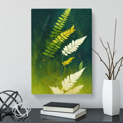 Burin Fern Leaf - Wrapped Canvas