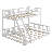 Twin XL Over Queen Wood Bunk Bed With Ladder And Full-Length Guardrails-1324652095
