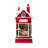 10.5"H Lighted Christmas Santa's Workshop Waterglobe