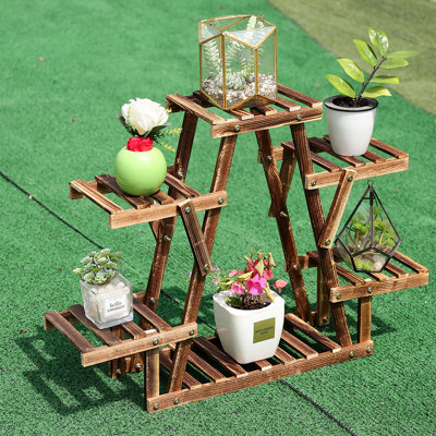 Olana Wood Plant Stand