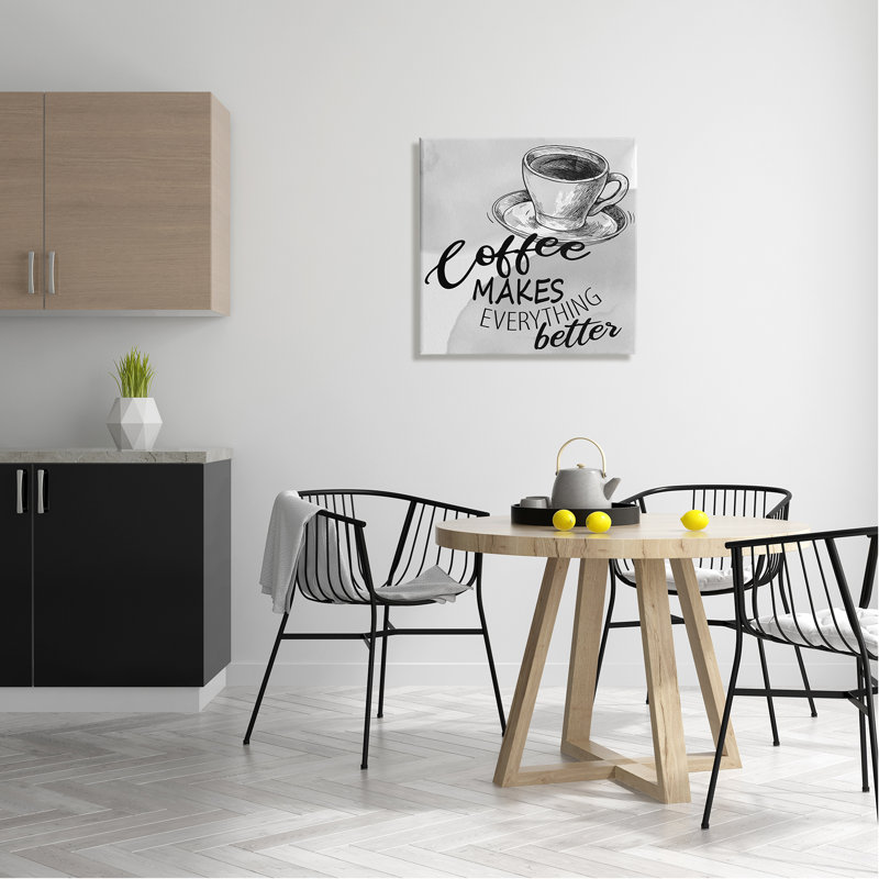«Trinx», art café sur toile rétro par Kim Allen, L 24 po x H 24 po