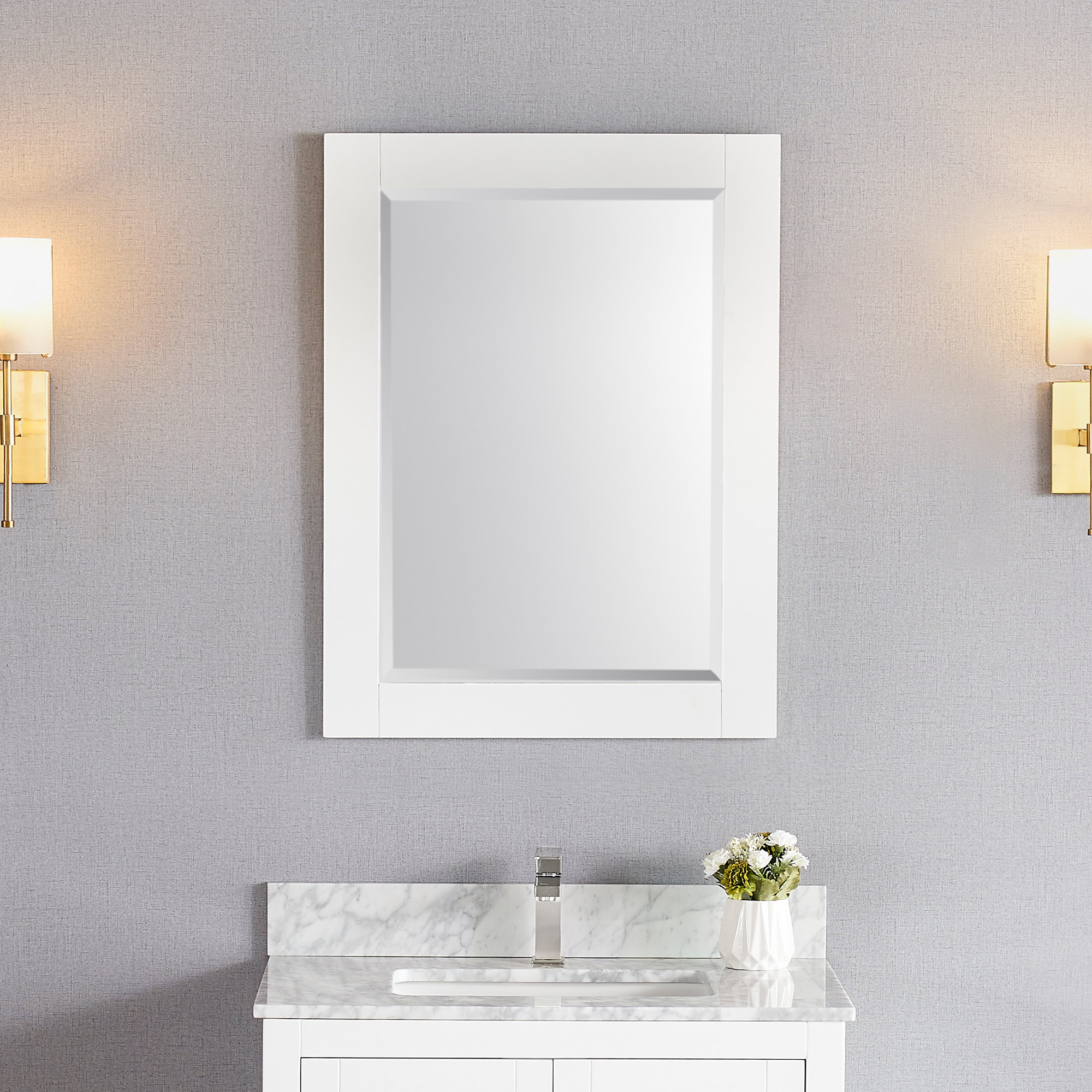 Latitude Run® Carminda Rectangle Wood Wall Mirror & Reviews Wayfair