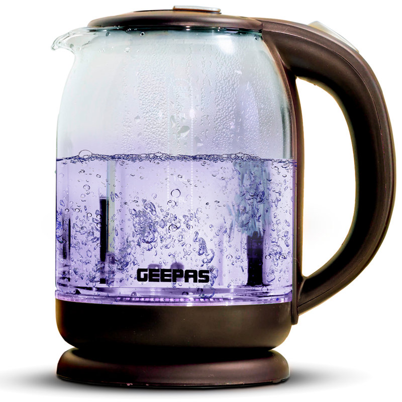 Geepas 1.8L Glass Electric Tea Kettle
