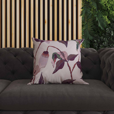 Coussin intérieur / extérieur Nature's Emb broderie