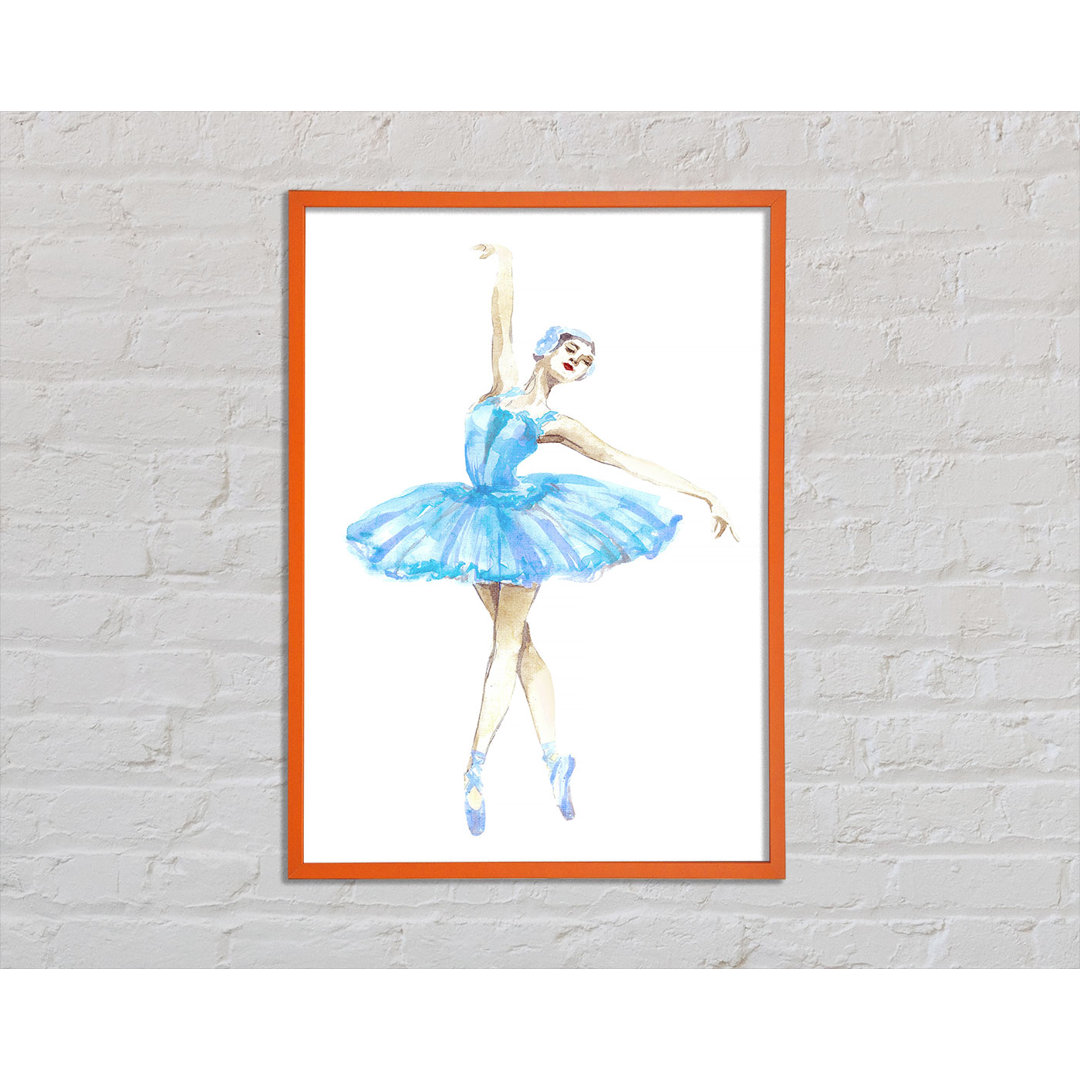 Hillandale Blue Ballerina 5 - Einzelner Bilderrahmen Kunstdrucke