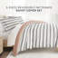 Ensemble de housse de couette 3 pièces à motif ultra doux - Serenity-128498291-128498292