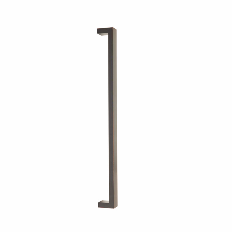 Poignée d'armoire Emtek Tribeca, Bronze huilé, 18 po d'un centre à l'autre