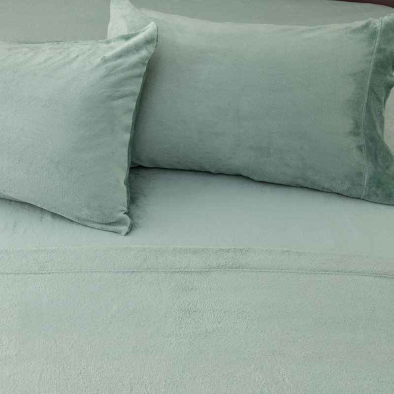 Ensembles de draps en velours ultra doux, Reine, Brume de mer