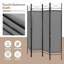 Nelena 159cm W x 182cm H 4 - Panel Folding Room Divider