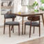 Chaise d'appoint rembourrée en bois massif-703115068