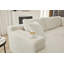 Canapé modulaire en L avec siège profond, sans assemblage requis, canapé-lit modulaire pour salon et chambre à coucher, blanc-326087152-326087158