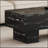 The Black Coffee Table Has Patterns. Modern Rectangular Table, Suitable For Living Rooms And Apartments. 43.3"*21.6"*17.2"