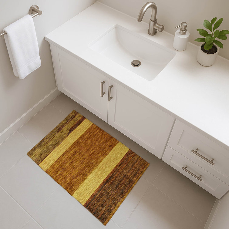 Premium Machine Washable Brennon AMF1624 Stripes Rug