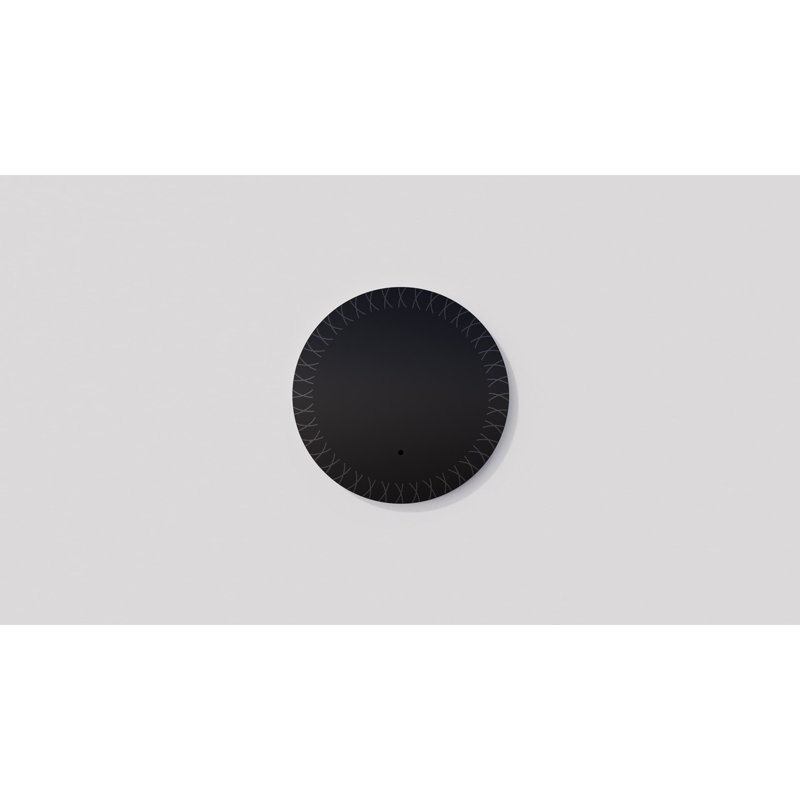 Round Frameless LED Bathroom Mirror with Defogger