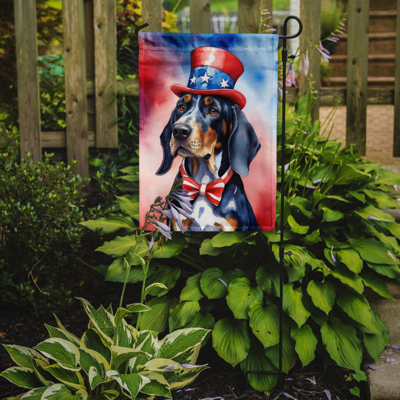 Drapeau patriotique du jardin américain, Bluetick Coonhound