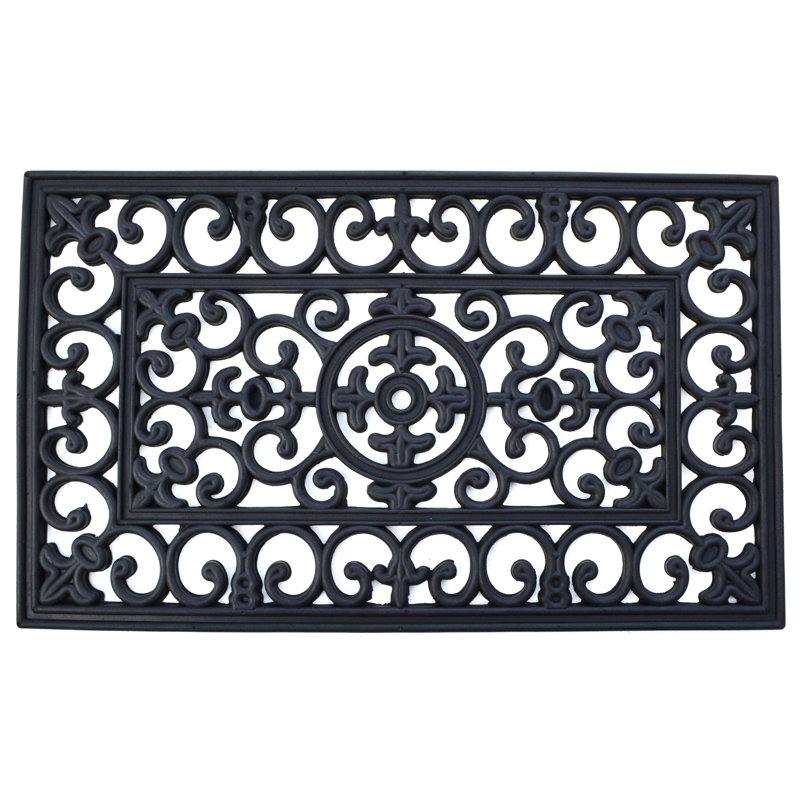 Needville Non-Slip Doormat, Rectangle 24" x 36"