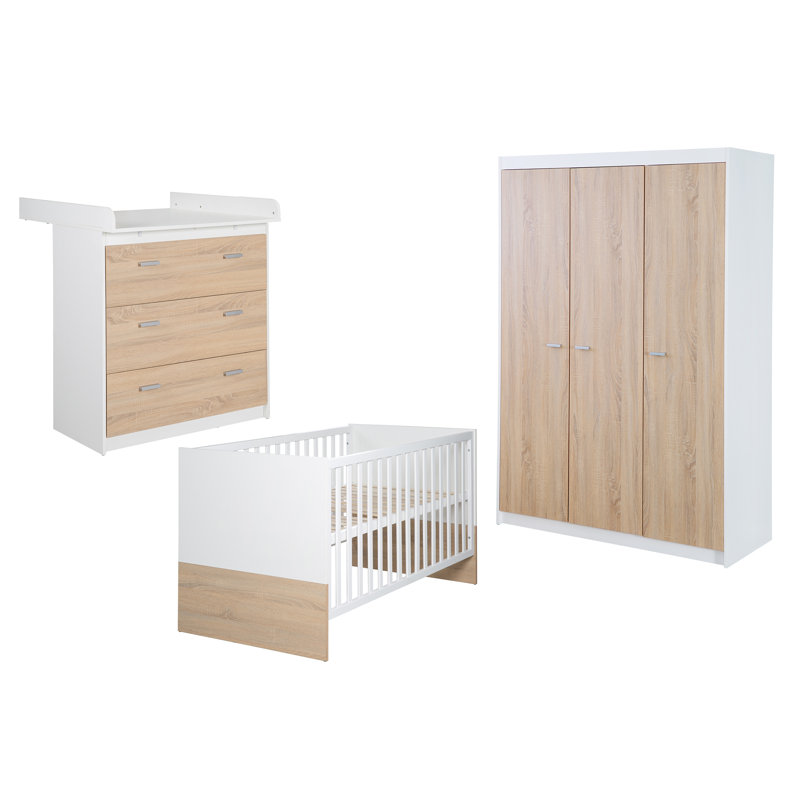 Gabriella Convertible 3 -Piece Nursery Furniture Set