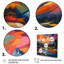 Coucher de soleil coloré, montagnes Horizon I, art mural fruits-52866336-247470911