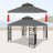 10X10 FT Outdoor Patio Gazebo Replacement Canopy, Double Tiered Gazebo Tent Roof Top Cover Only (Frame Not Include)-123308030