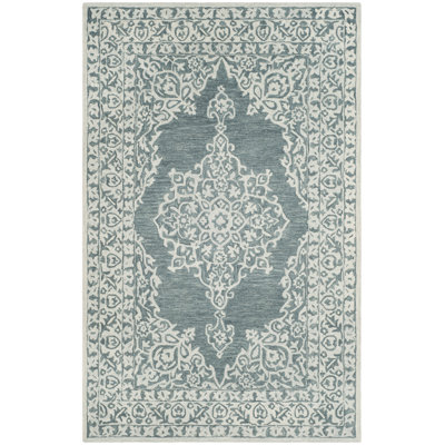 Burhardt Hand Tufted Wool Oriental Rug