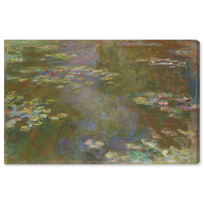 «Water Lily Pond II», toile, paysage classique par Art Remedy
