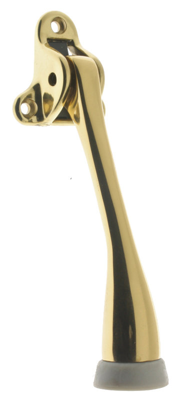 Brass Kick Stop, Polished Brass
