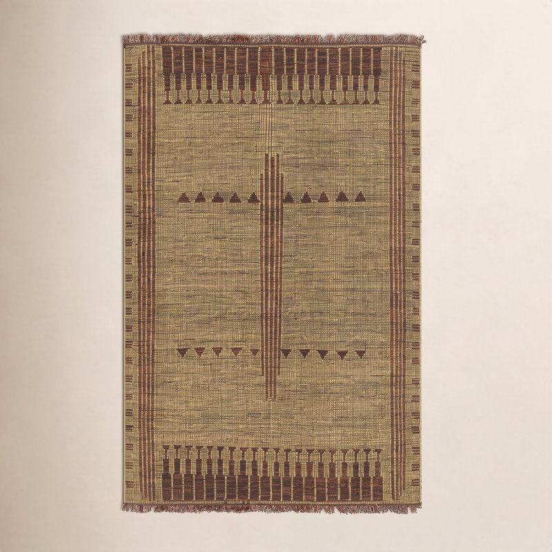 Alfi Oriental Indoor Rug, Rectangle 5' x 7'6"