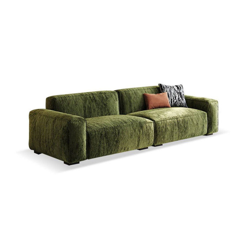 Green Chenille Modular Modern sofa, Green