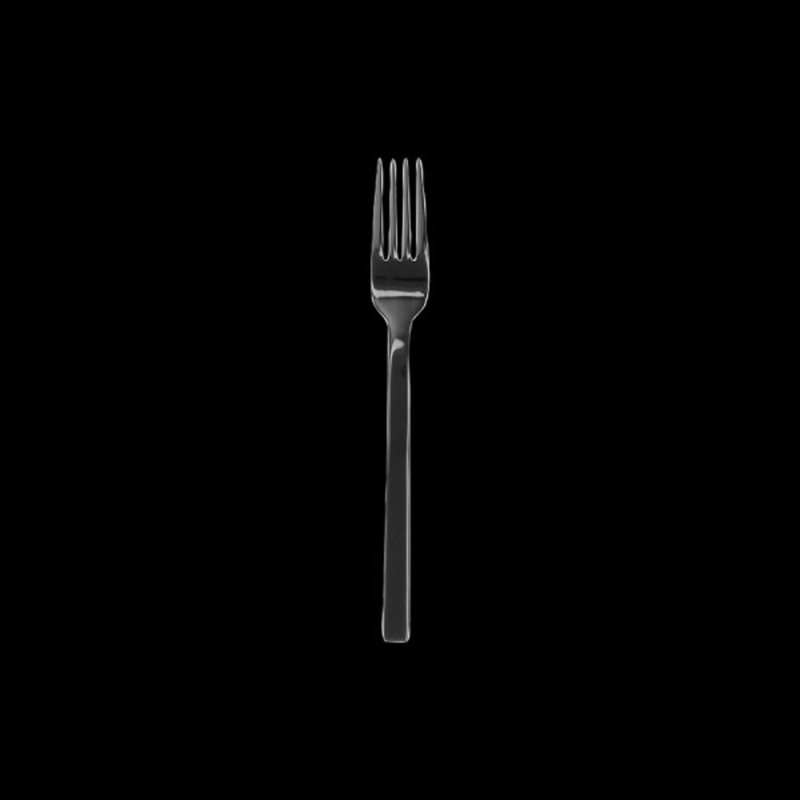 Fourchette à dîner européenne noir semi-profond