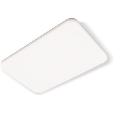 Kolor Cut Cutting Board 6" x 9" x 0.5" - White