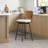 Avriel Modern Swivel and Metal Upholstered Stool-35370856-35370866-51947418
